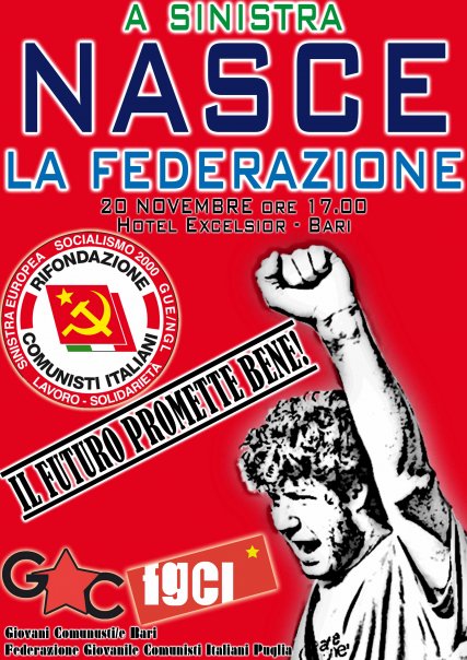 A Sinistra Nasce la Federazione della sinistra di alternativa